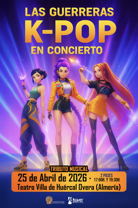 Las Guerreras K-Pop en concierto.